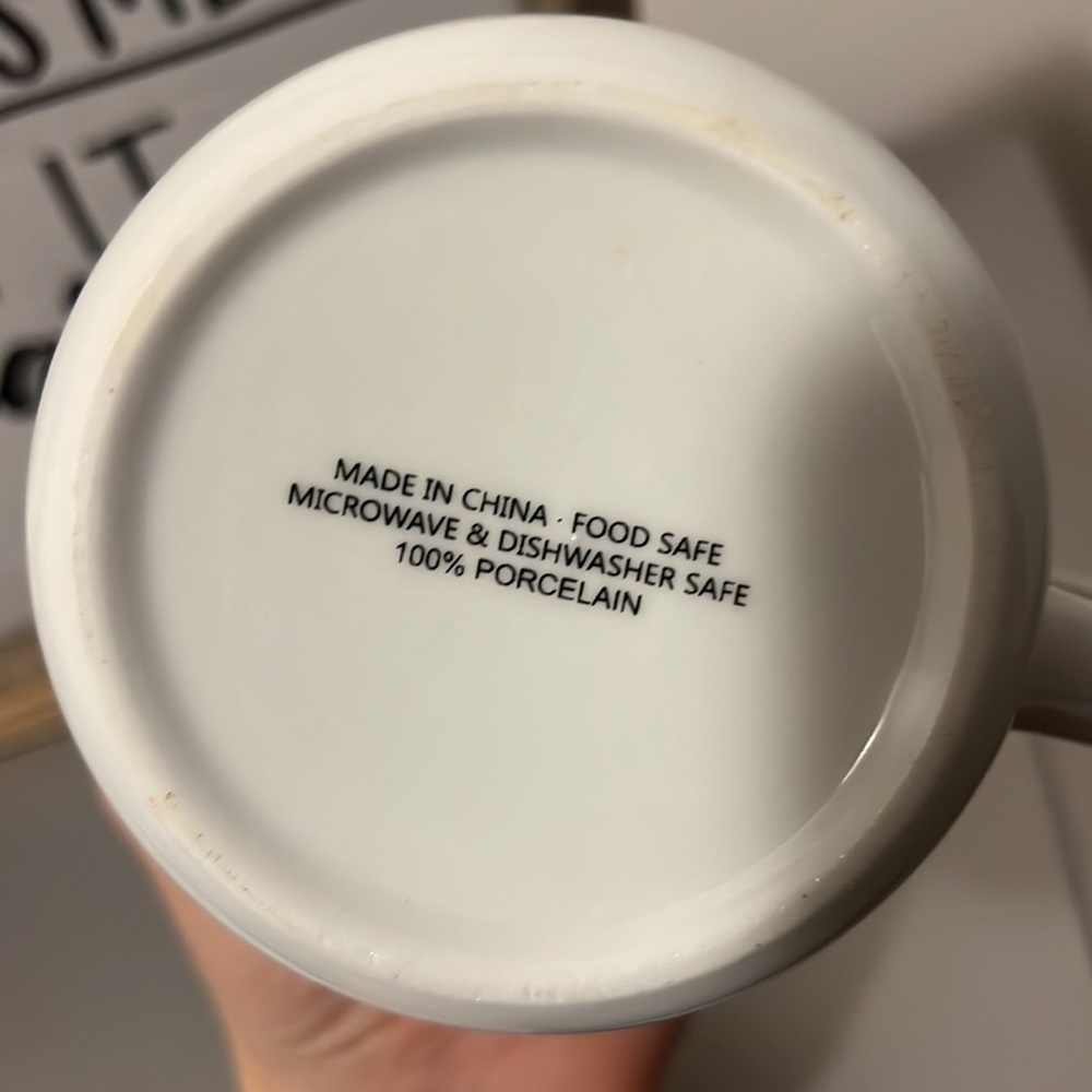 Porcelain "Keep Me Caffeinated" Mug - Picture 3 of 3